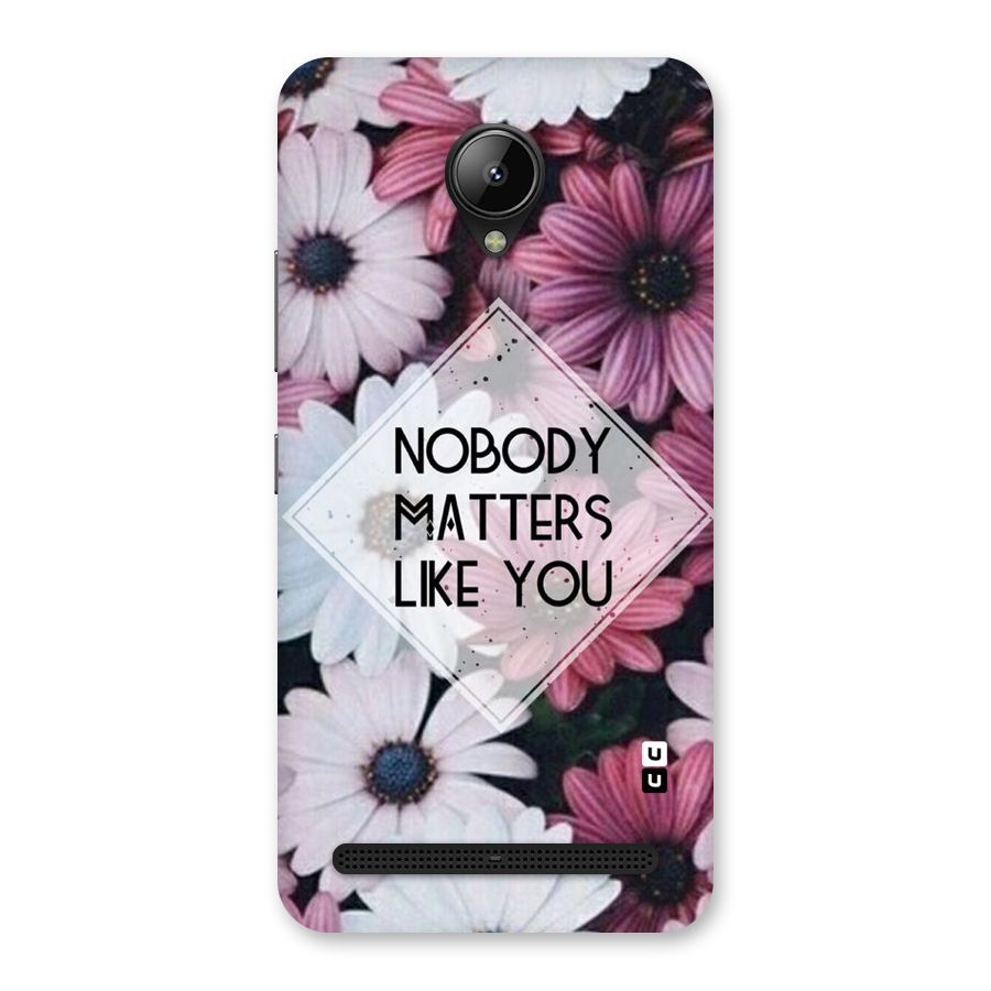 You Matter Back Case for Lenovo C2