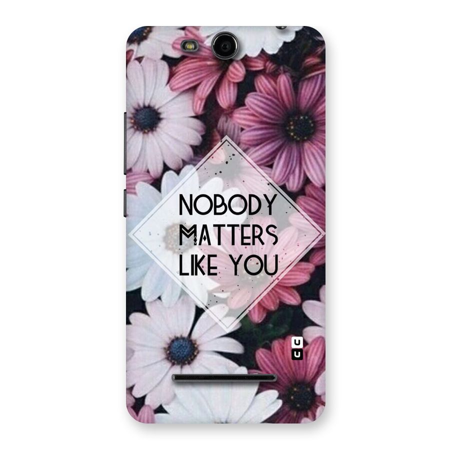 You Matter Back Case for Micromax Canvas Juice 3 Q392