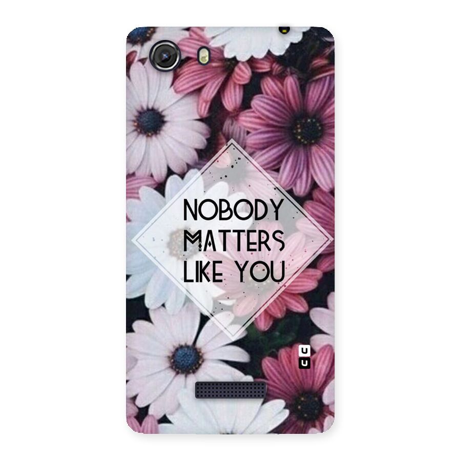 You Matter Back Case for Micromax Unite 3