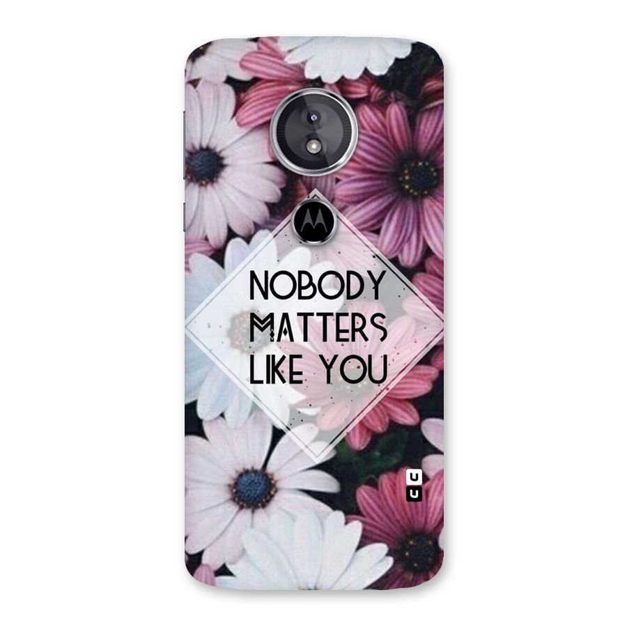 You Matter Back Case for Moto E5
