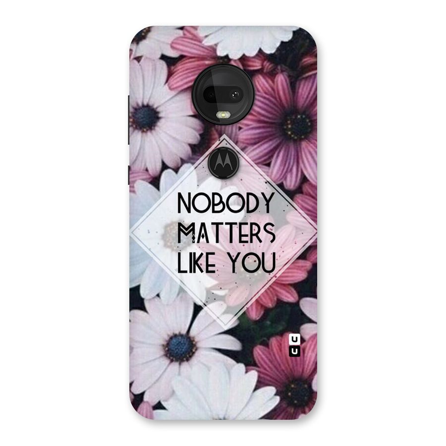 You Matter Back Case for Moto G7