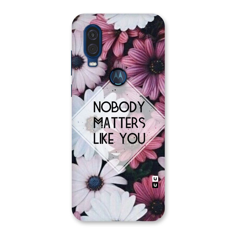 You Matter Back Case for Motorola One Vision