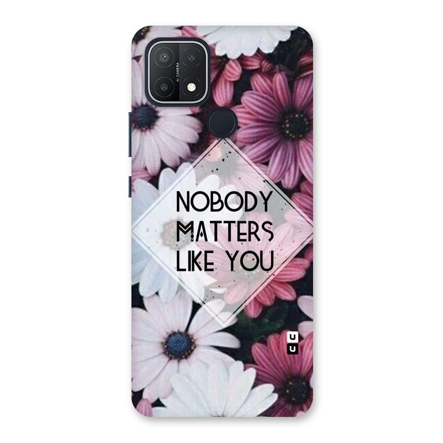 You Matter Back Case for Oppo A15