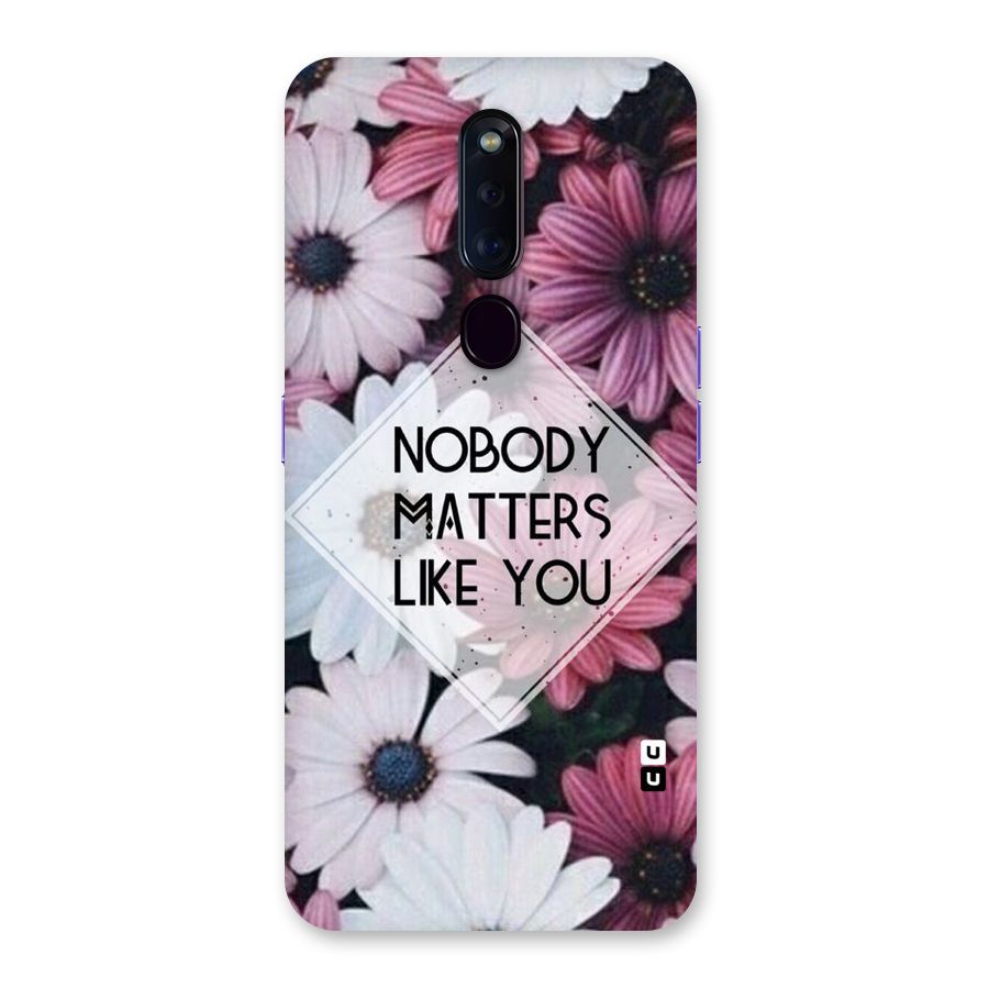You Matter Back Case for Oppo F11 Pro