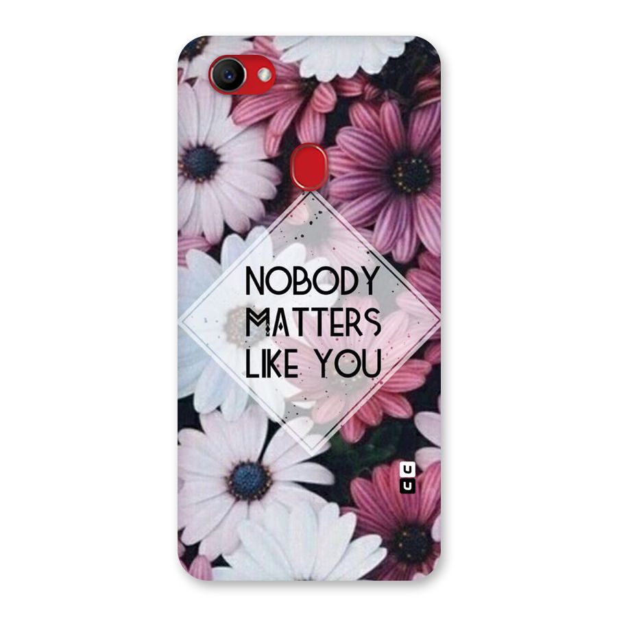 You Matter Back Case for Oppo F7