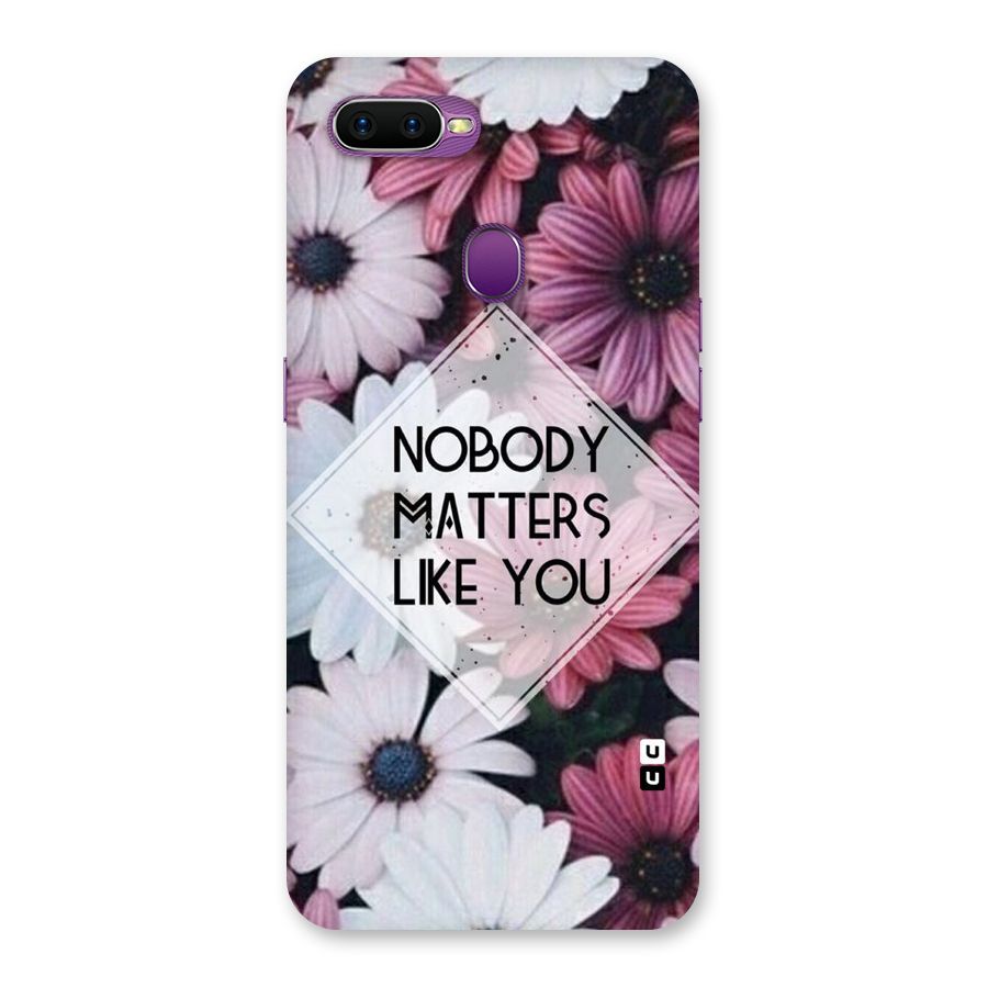 You Matter Back Case for Oppo F9