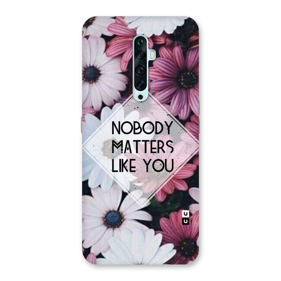 You Matter Back Case for Oppo Reno2 F