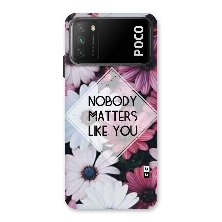 You Matter Back Case for Poco M3