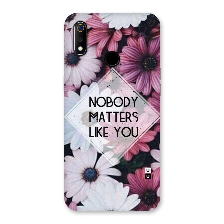 You Matter Back Case for Realme 3