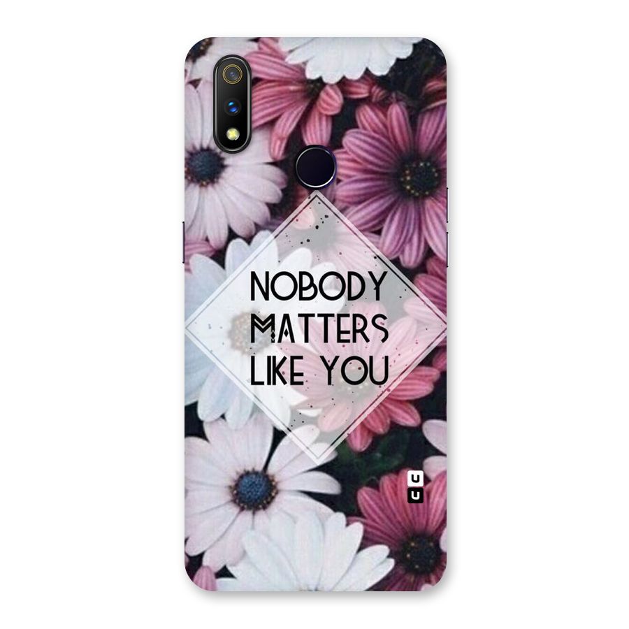 You Matter Back Case for Realme 3 Pro
