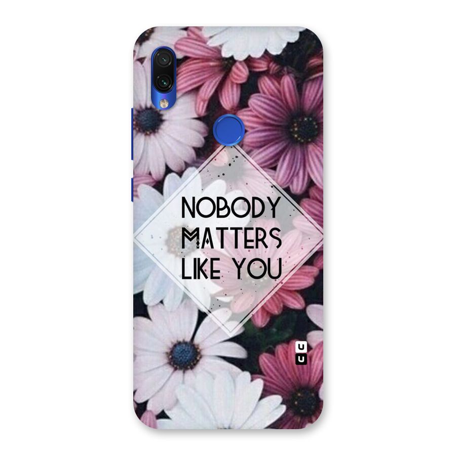 You Matter Back Case for Redmi Note 7S