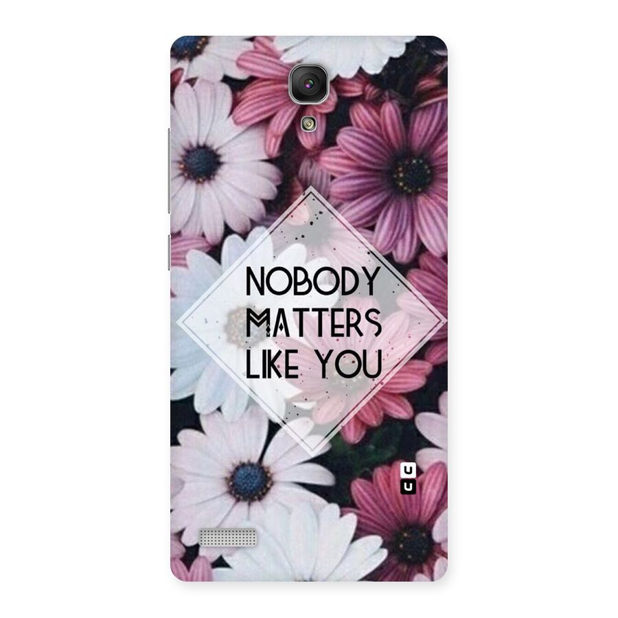 You Matter Back Case for Redmi Note Prime