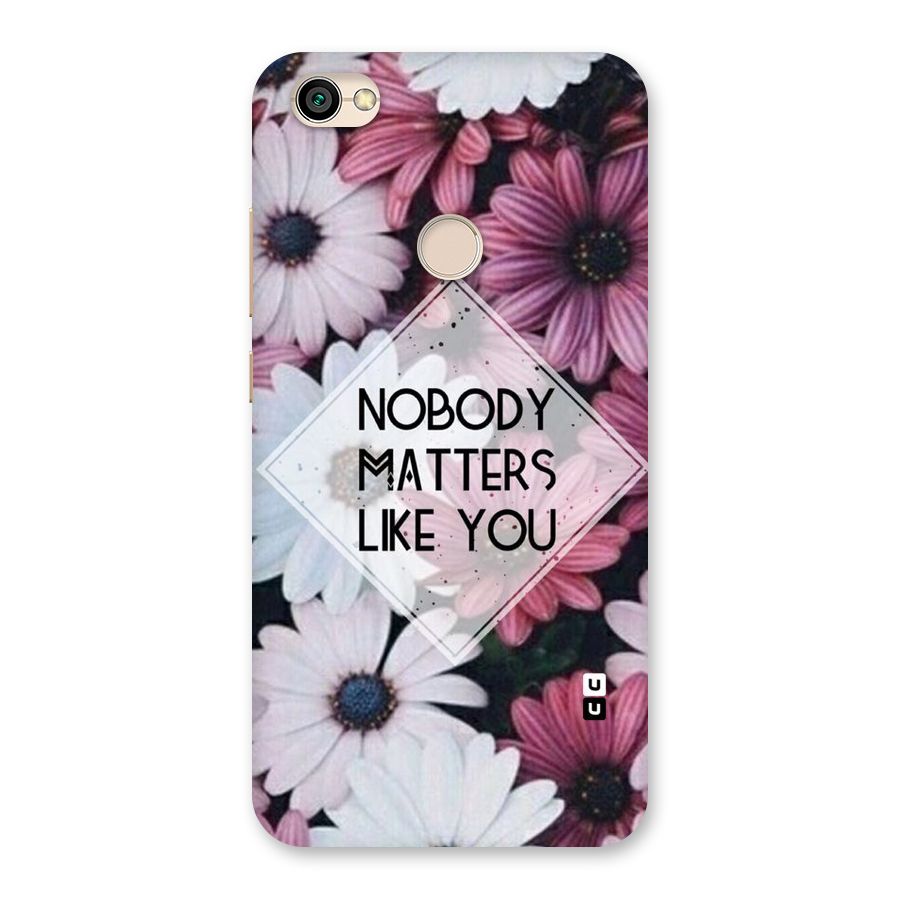 You Matter Back Case for Redmi Y1 2017