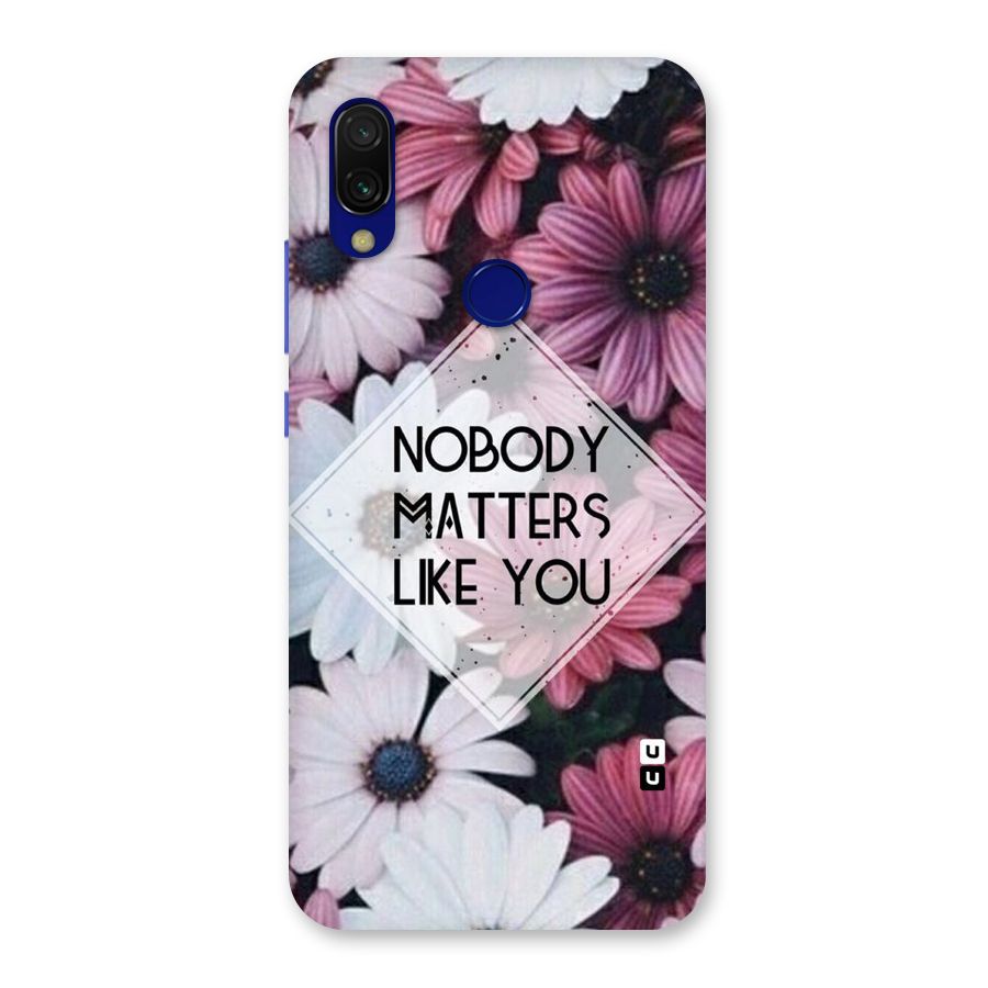 You Matter Back Case for Redmi Y3