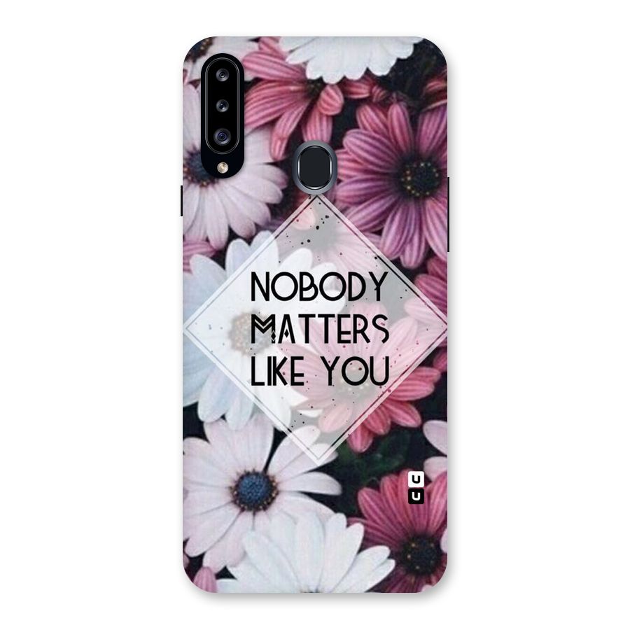 You Matter Back Case for Samsung Galaxy A20s