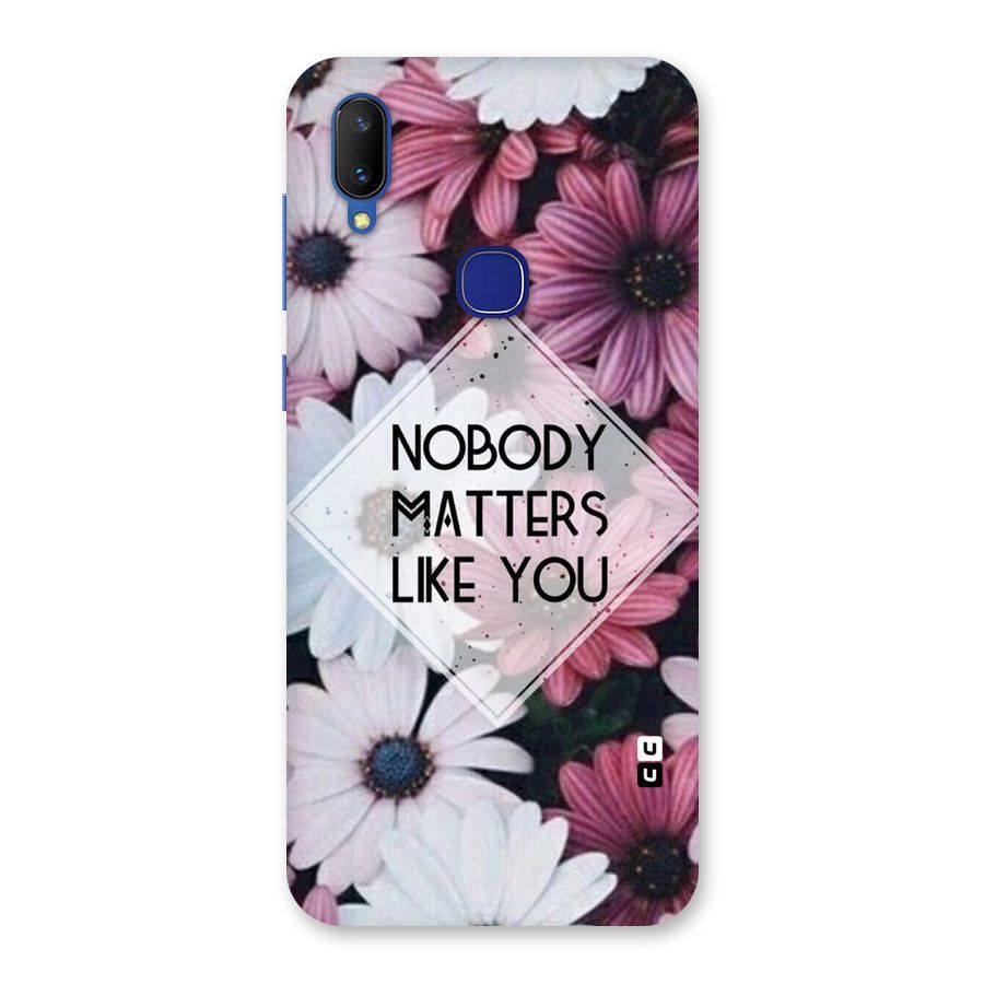 You Matter Back Case for Vivo V11