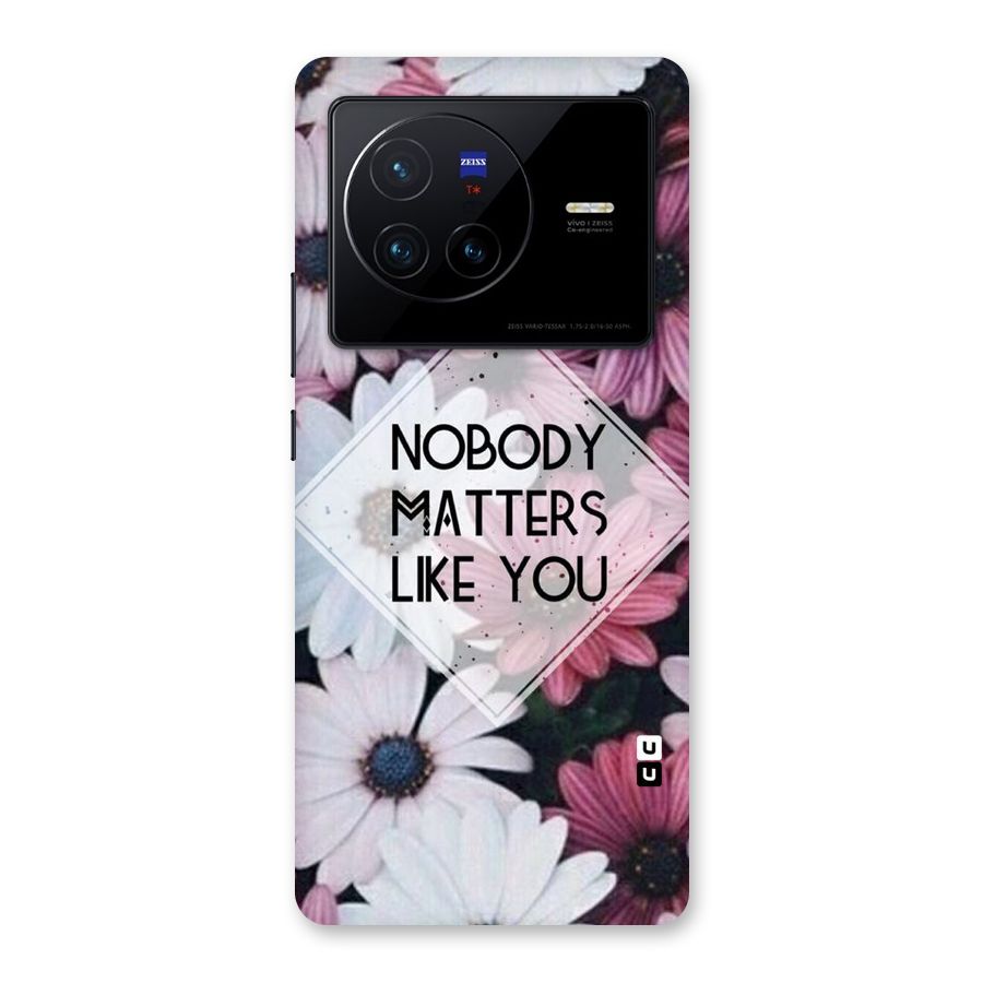 You Matter Back Case for Vivo X80