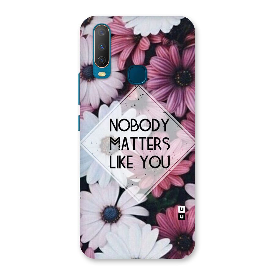 You Matter Back Case for Vivo Y17