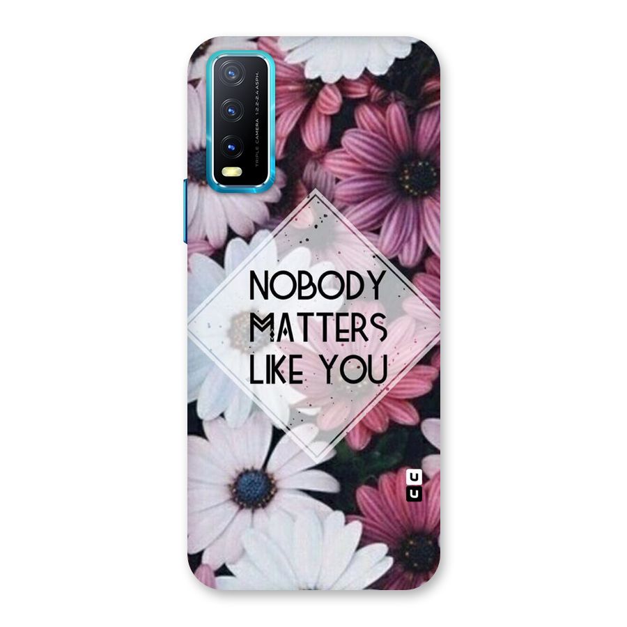 You Matter Back Case for Vivo Y20A