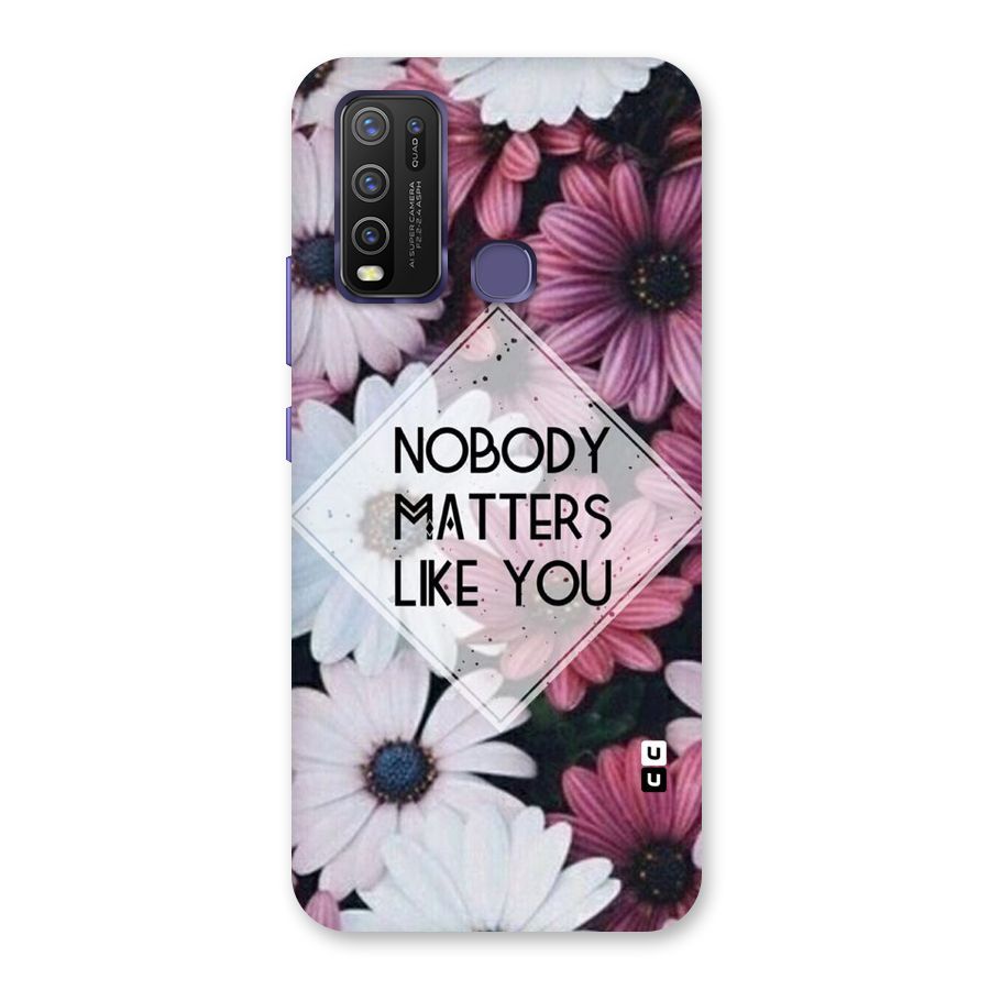 You Matter Back Case for Vivo Y50