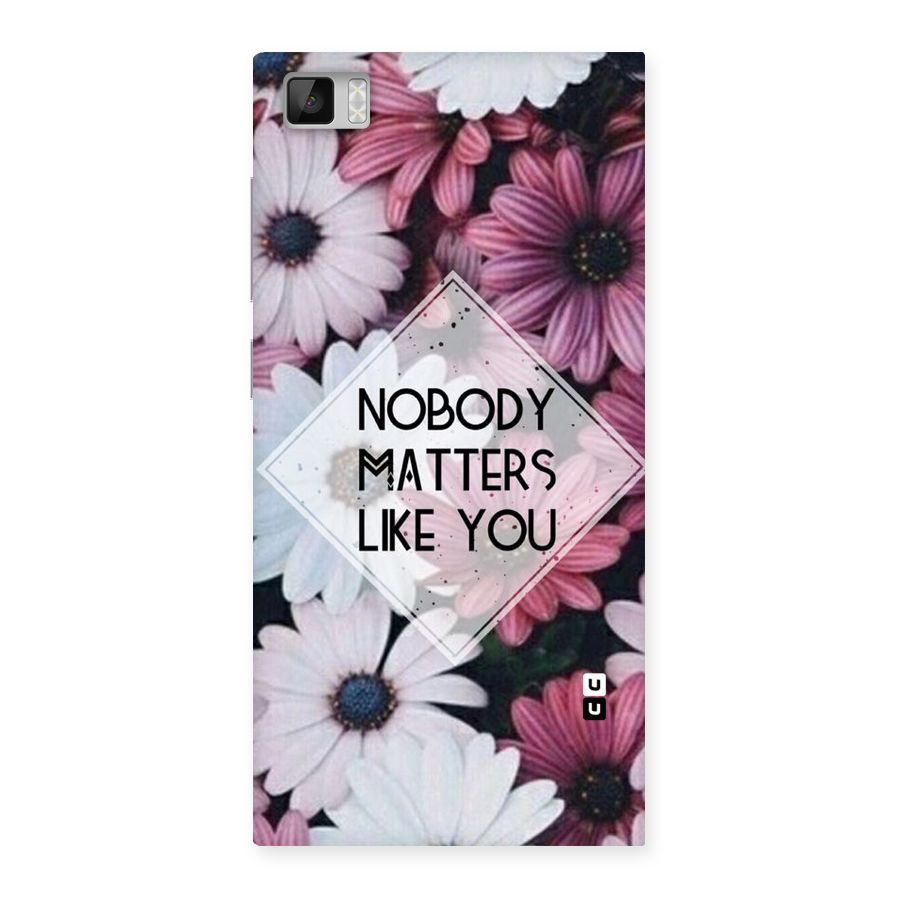You Matter Back Case for Xiaomi Mi3