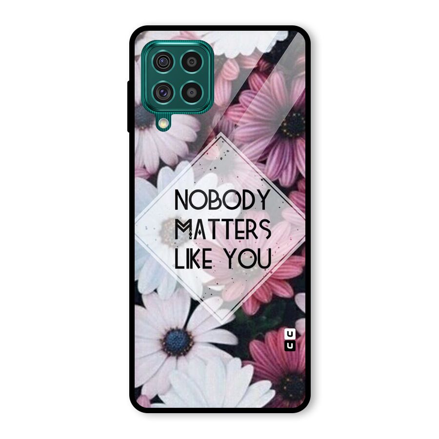 You Matter Glass Back Case for Galaxy F62