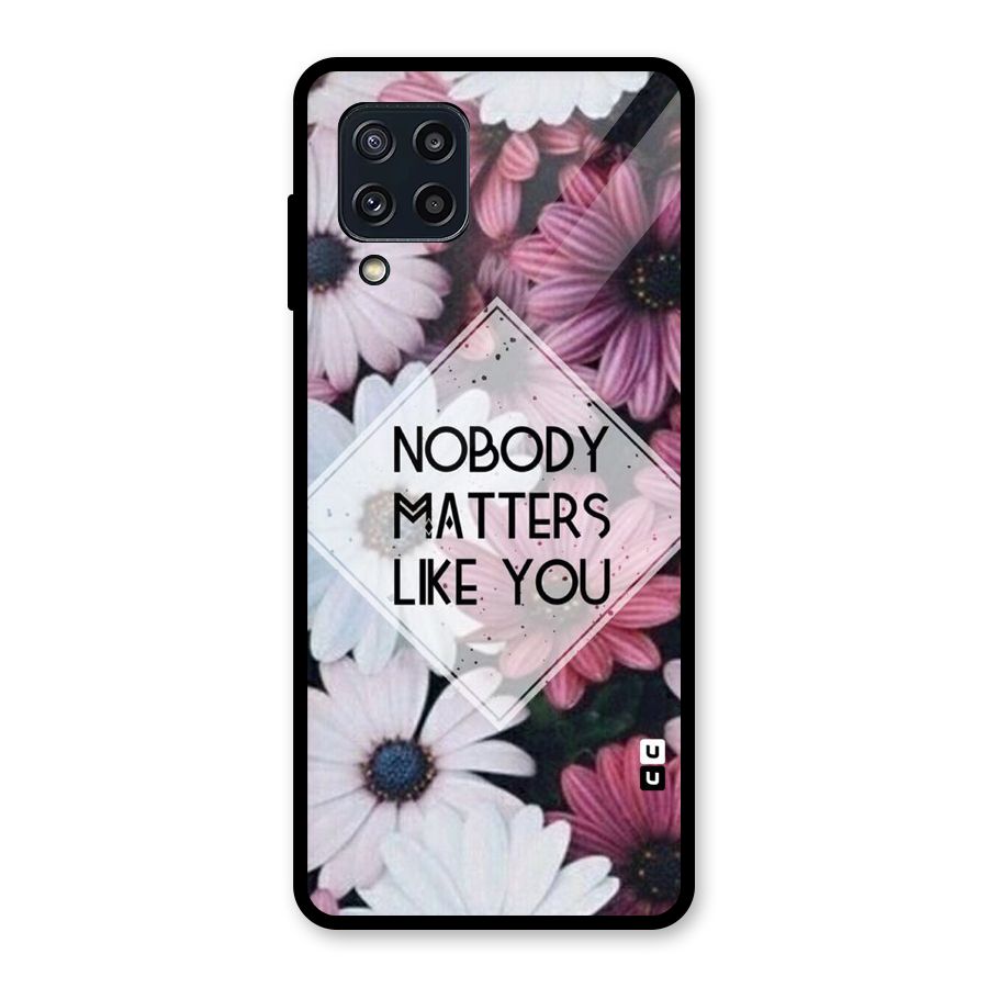 You Matter Glass Back Case for Galaxy M32