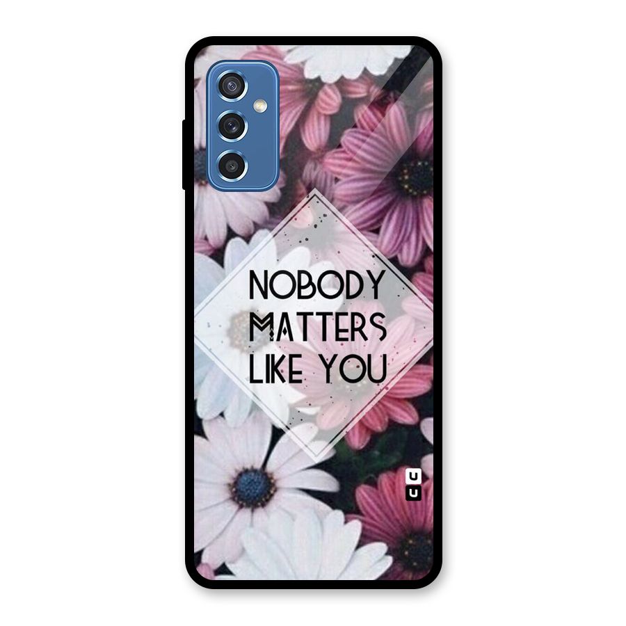 You Matter Glass Back Case for Galaxy M52 5G