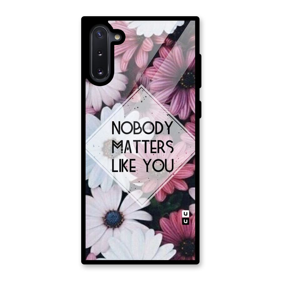 You Matter Glass Back Case for Galaxy Note 10