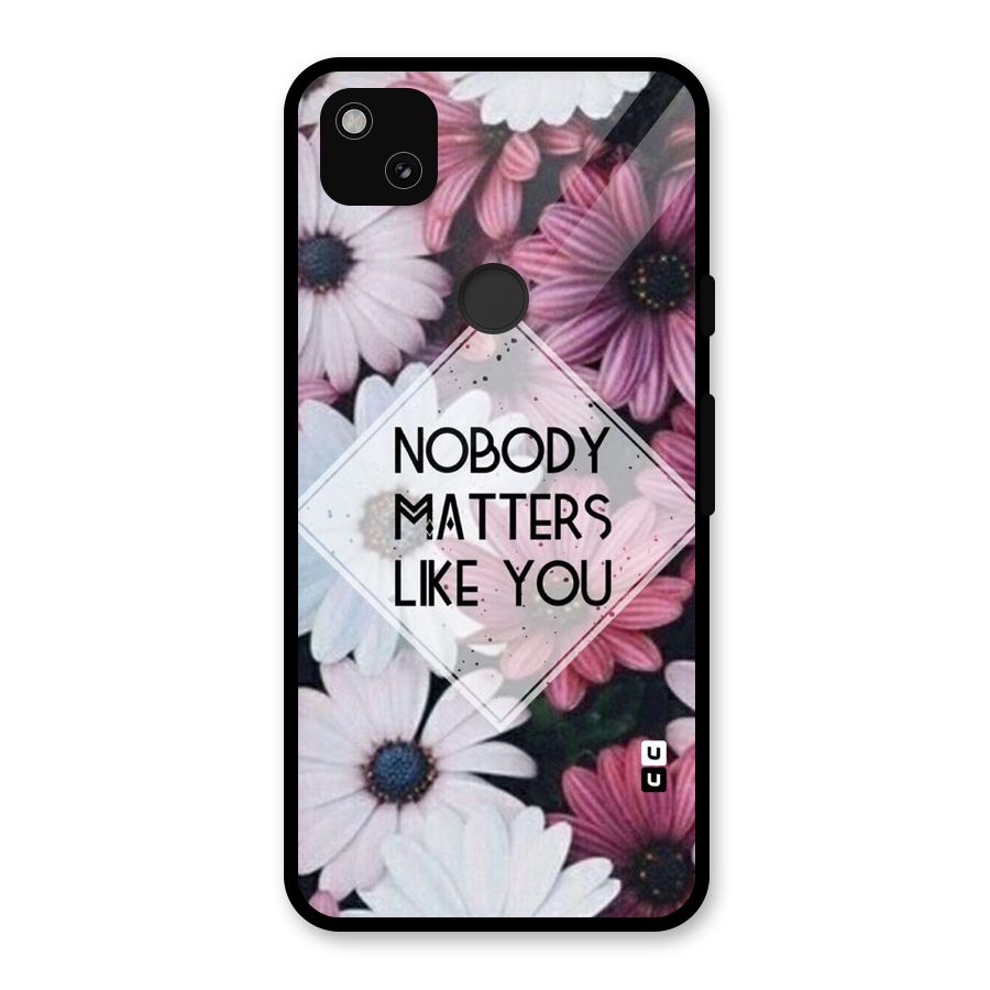 You Matter Glass Back Case for Google Pixel 4a