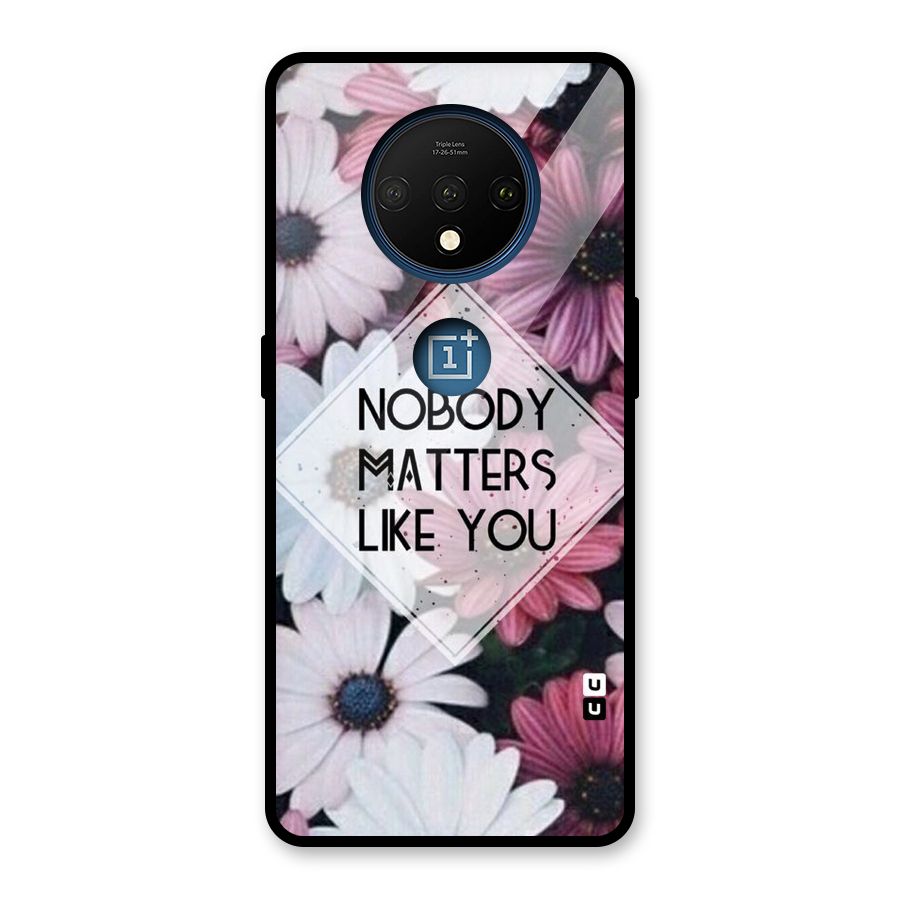 You Matter Glass Back Case for OnePlus 7T