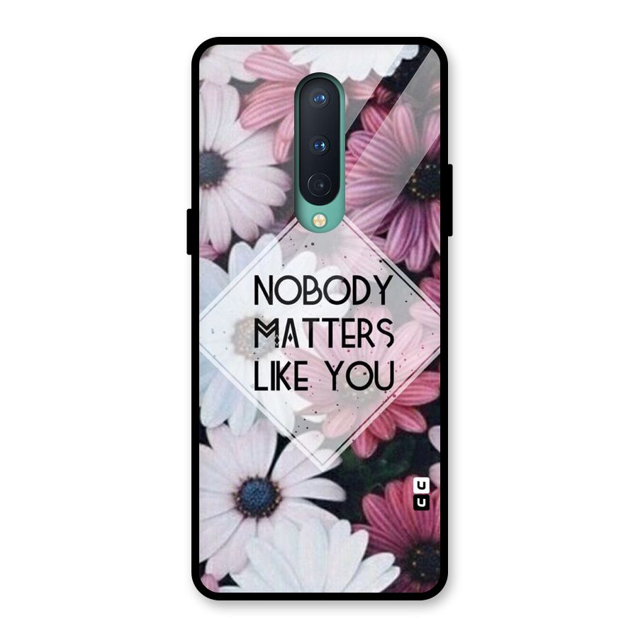 You Matter Glass Back Case for OnePlus 8