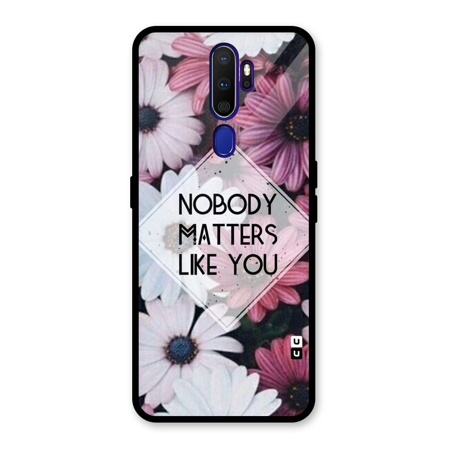 You Matter Glass Back Case for Oppo A9 (2020)
