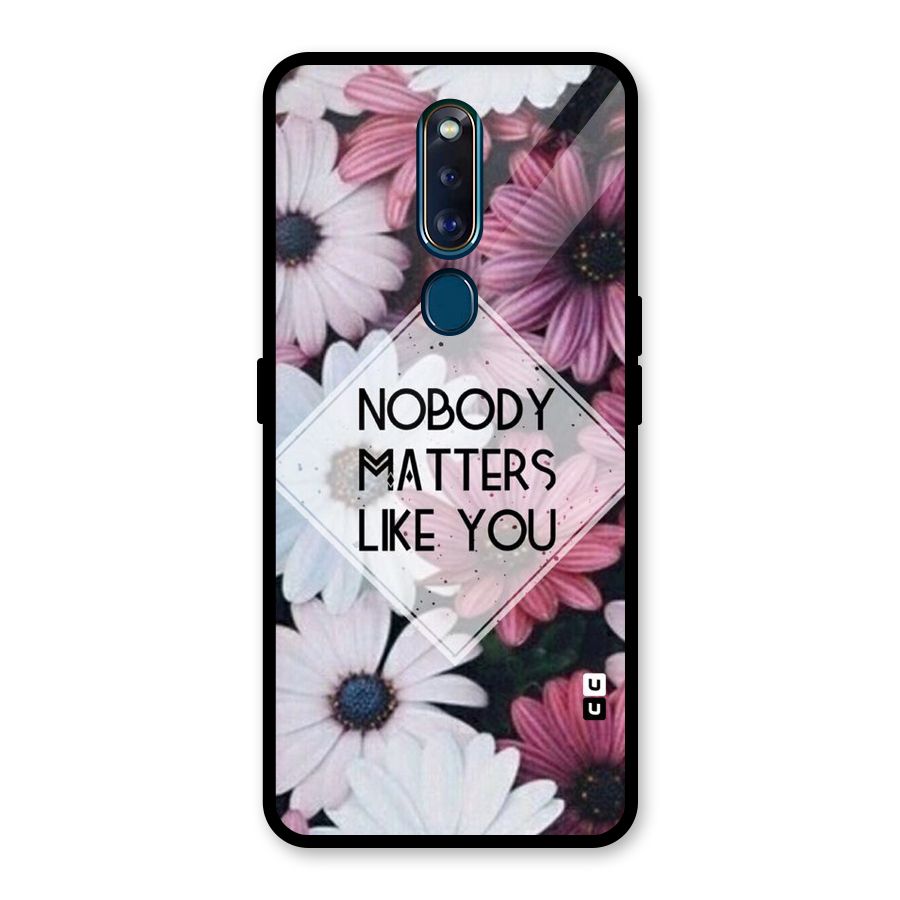 You Matter Glass Back Case for Oppo F11 Pro