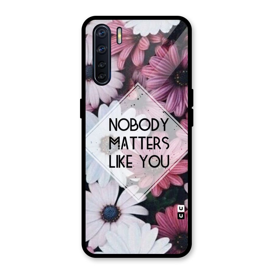 You Matter Glass Back Case for Oppo F15