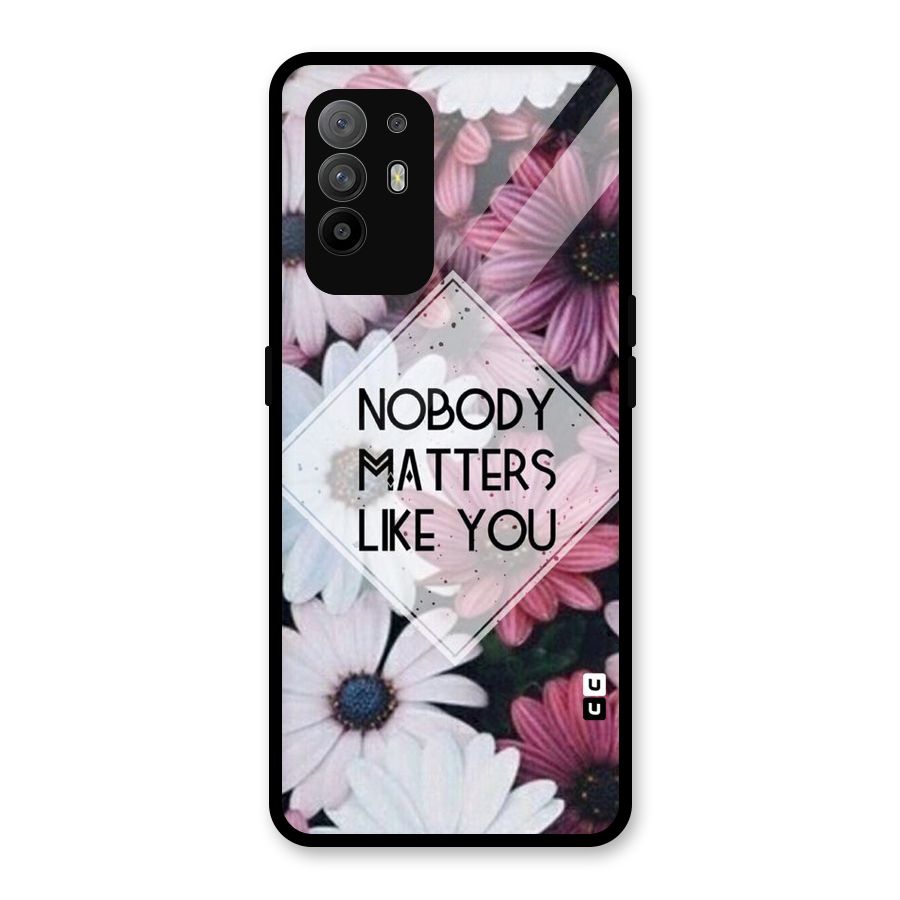 You Matter Glass Back Case for Oppo F19 Pro Plus 5G