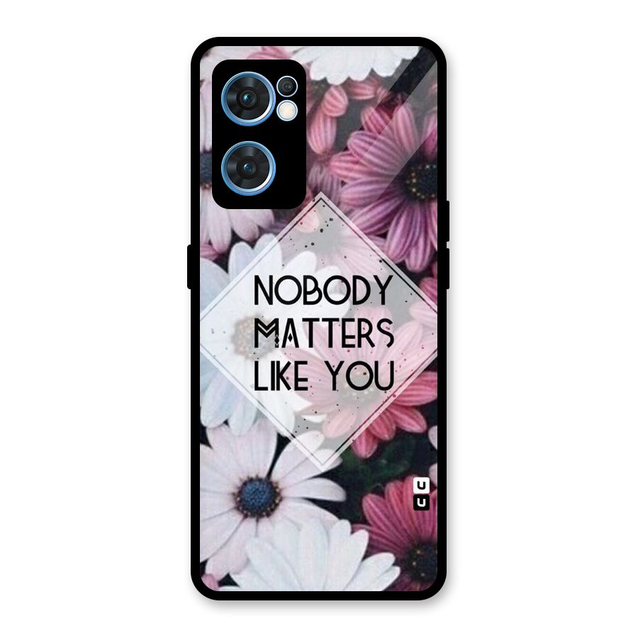 You Matter Glass Back Case for Oppo Reno7 5G