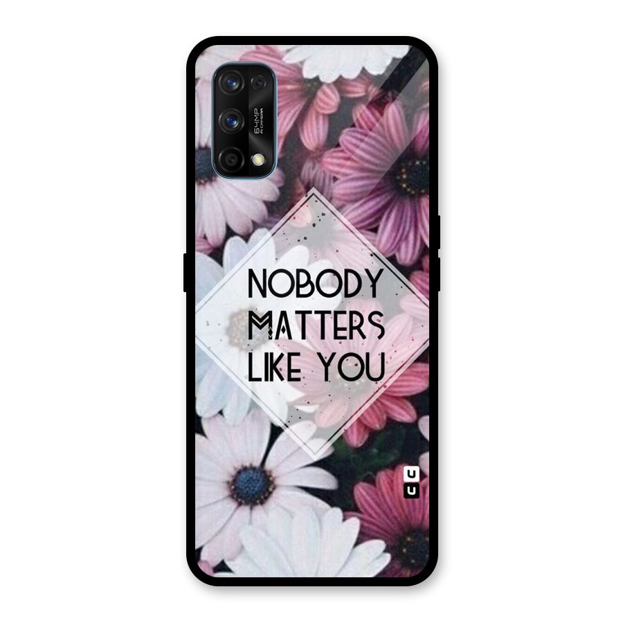 You Matter Glass Back Case for Realme 7 Pro