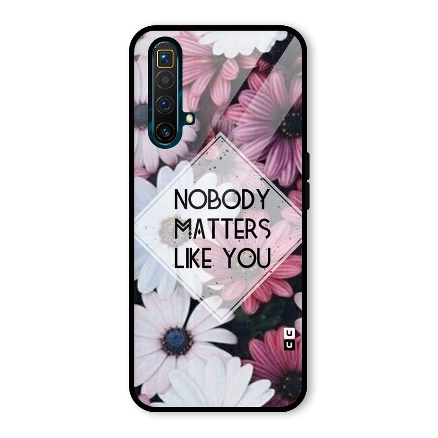 You Matter Glass Back Case for Realme X3