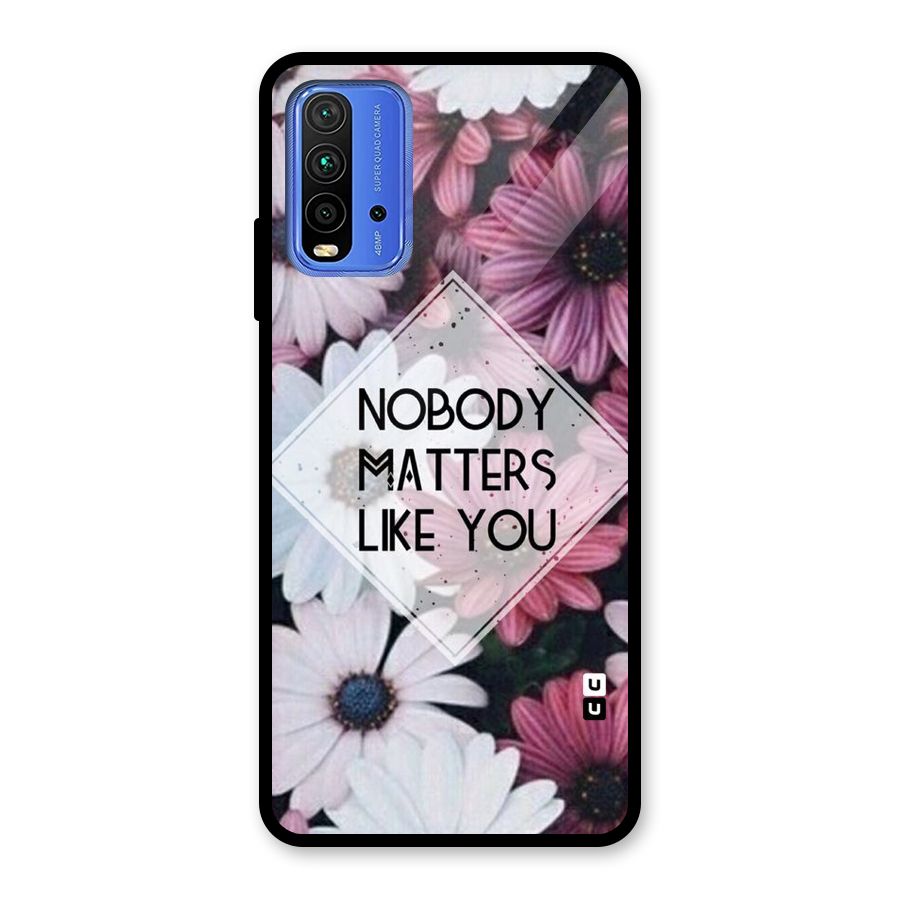 You Matter Glass Back Case for Redmi 9 Power