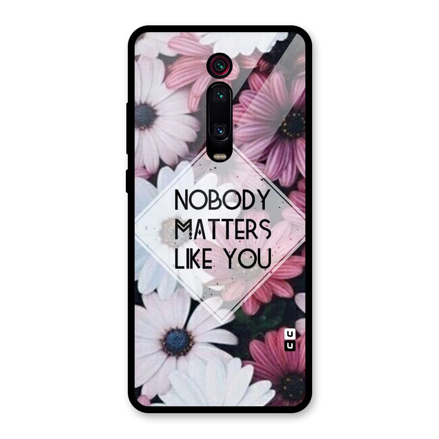 You Matter Glass Back Case for Redmi K20