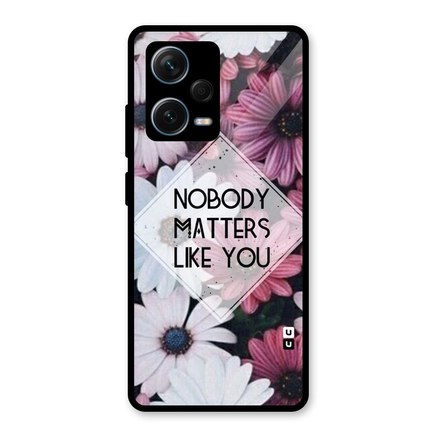You Matter Glass Back Case for Redmi Note 12 Pro Plus 5G