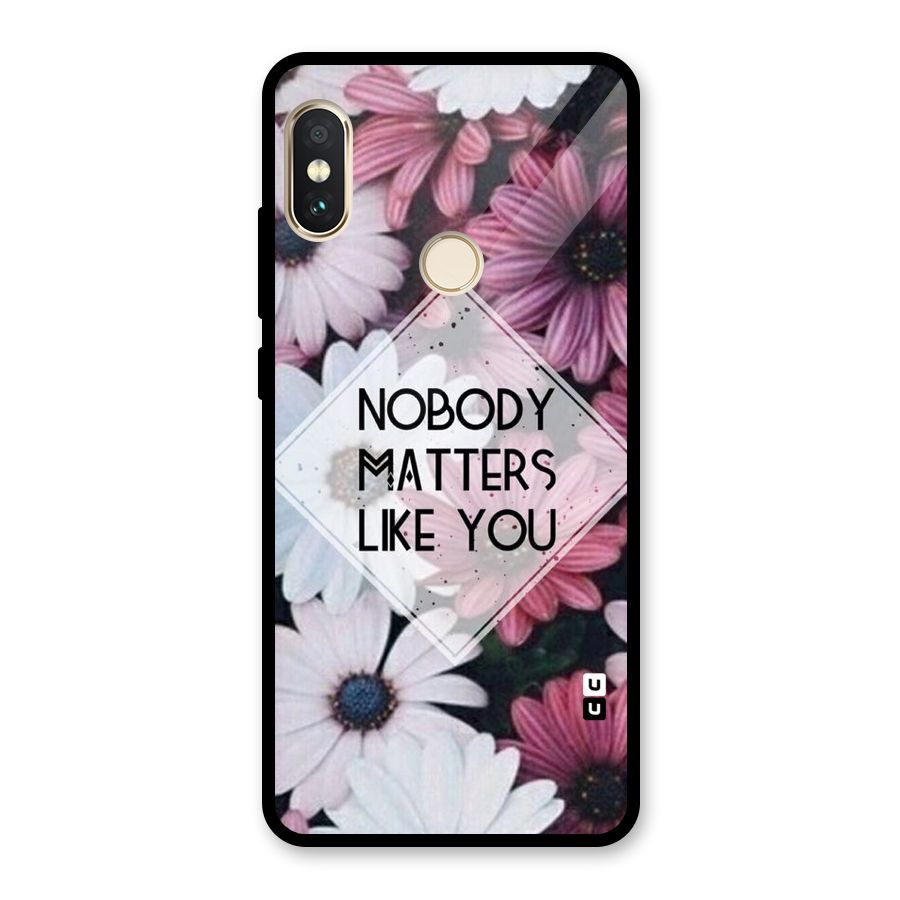 You Matter Glass Back Case for Redmi Note 5 Pro