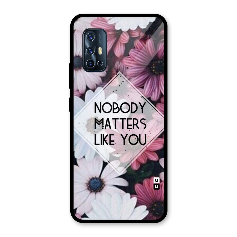 You Matter Glass Back Case for Vivo V17