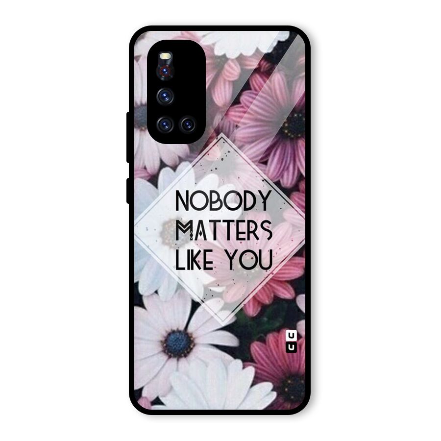 You Matter Glass Back Case for Vivo V19
