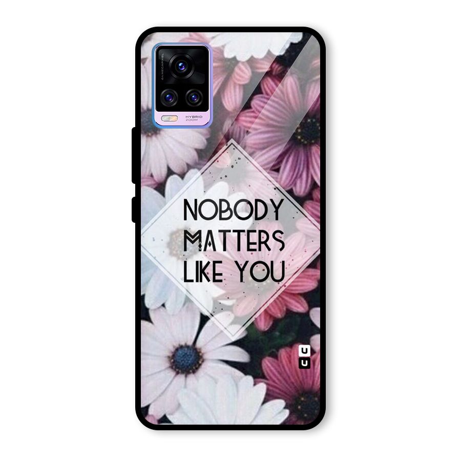 You Matter Glass Back Case for Vivo V20 Pro