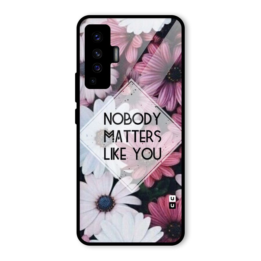 You Matter Glass Back Case for Vivo X50