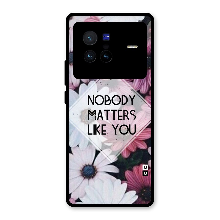 You Matter Glass Back Case for Vivo X80