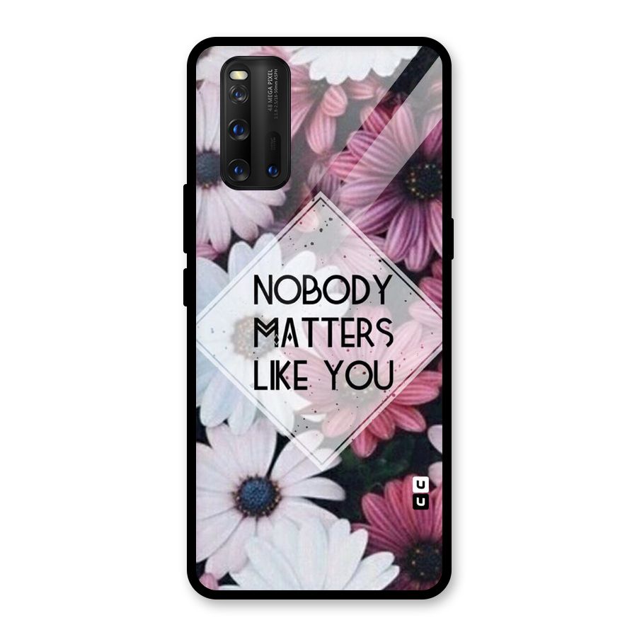 You Matter Glass Back Case for Vivo iQOO 3