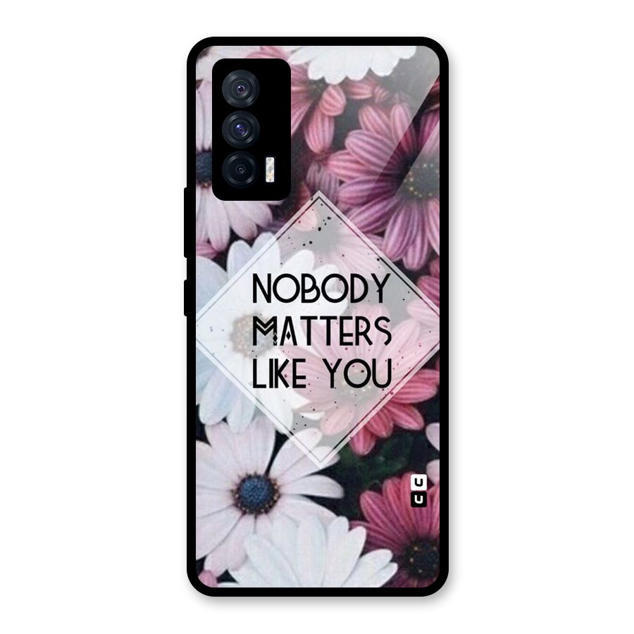 You Matter Glass Back Case for Vivo iQOO 7 5G